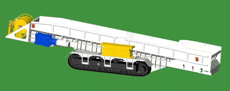 履帶式移動梭車(chē)（移動料倉）